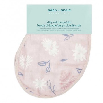 Aden and Anais Essentials Vintage Floral Silky Soft Burpy Bib Single