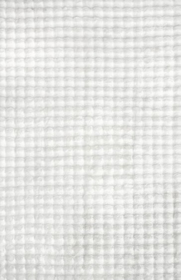 Bubble White Washable Rug by Rug Culture