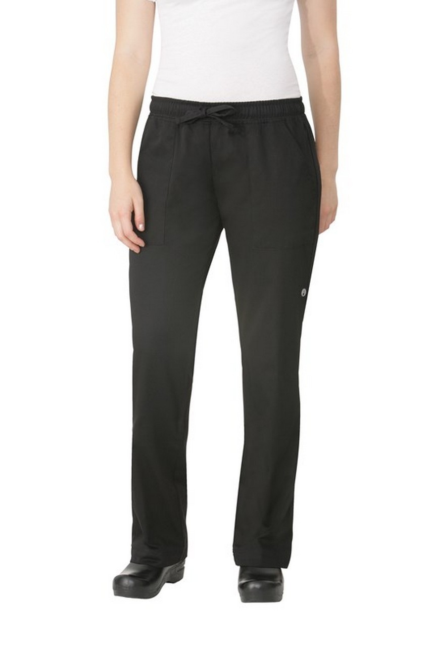 Womens Black Chef Pants by Chef Works