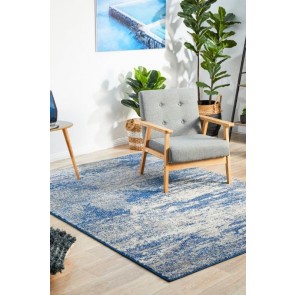 Mirage 355 Blue By Rug Culture