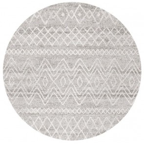 Oasis 453 Grey Round by Rug Culture