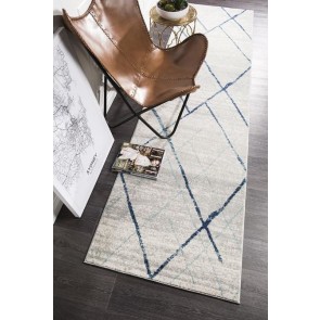 Oasis 452 Blue Runner by Rug Culture