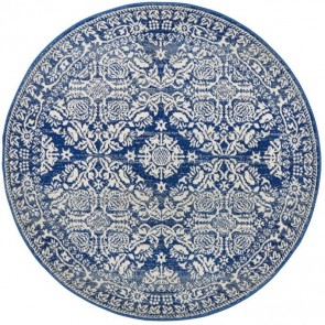 Mirage 358 Navy Round By Rug Culture