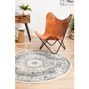 Evoke 251 White Round by Rug Culture 