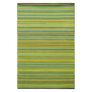 Cancun Lemon and Apple Green Rug by FAB Rugs