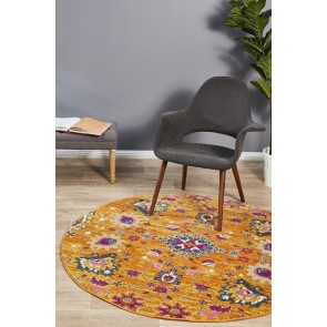 Babylon 210 Rust Round by Rug Culture