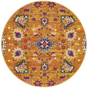 Babylon 210 Rust Round by Rug Culture