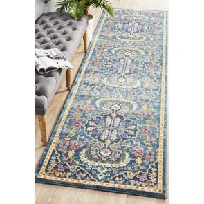 Babylon 209 Navy Runner by Rug Culture