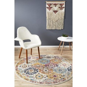 Museum 861 Rust Round by Rug Culture