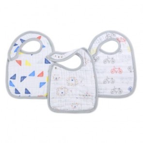 Leader Of The Pack 3-pack Classic Snap Bibs
