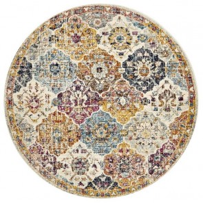 Museum 861 Rust Round by Rug Culture