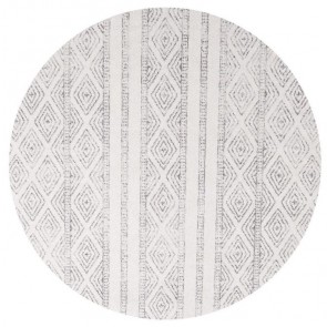 Oasis 450 Grey Round by Rug Culture