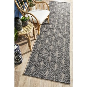 Terrace 5502 Black Runner by Rug Culture