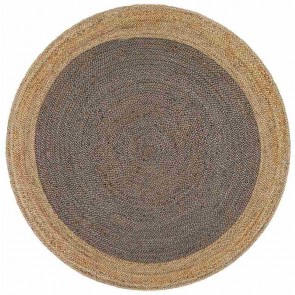 Atrium Polo Charcoal Round By Rug Culture