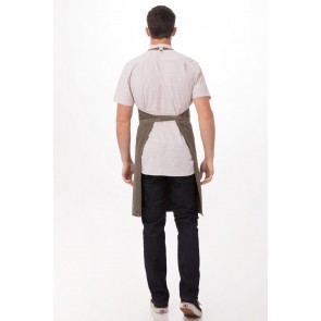 Dorset Earth Brown bib Apron by Chef Works
