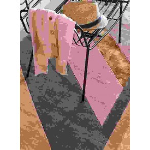 Jardin Pink Oval 160902 Rug by Ted Baker 