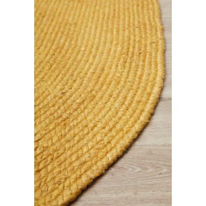 Bondi Yellow Oval by Rug Culture
