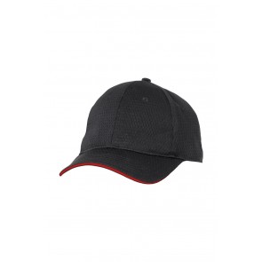 Black Cool Vent Cap With Red Trim 