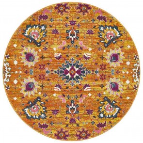 Babylon 210 Rust Round by Rug Culture