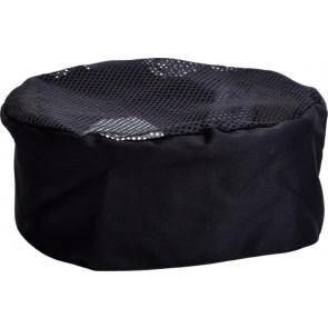 Black Mesh Top Chef Hat by Global Chef
