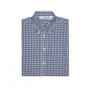 Gingham Men's Blue Dress Shirt by Chef Works