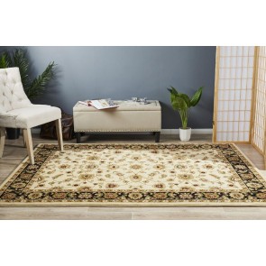 Sydney 1 Ivory Black Rug By Rug Culture