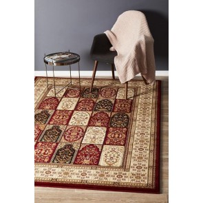 Sydney 4 Red Ivory Rug By Rug Culture