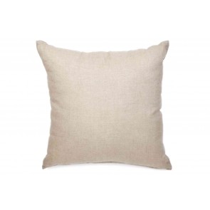 White & Beige Coral Linen Cushion by Alexander Santorini