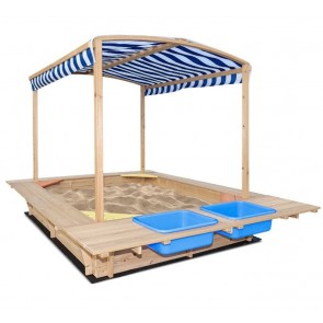 Lifespan Kids Playfort Sandpit with Blue Canopy