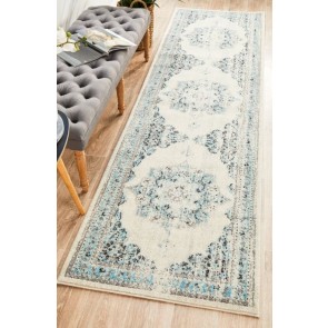 Century 922 White Runner by Rug Culture