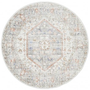 Mayfair Lorissa Silver Round by Rug Culture