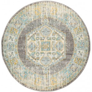 Century 944 Grey Round by Rug Culture