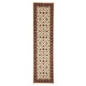 Sydney 1 Ivory Red Runner By Rug Culture