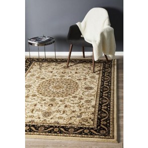 Sydney 9 Ivory Black Rug By Rug Culture