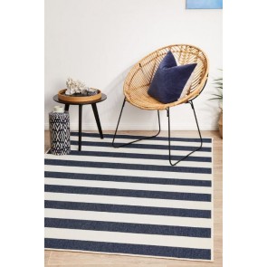 Seaside 4444 Navy White by Rug Culture