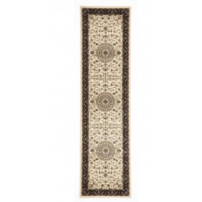 Sydney 9 Ivory Black Runner By Rug Culture