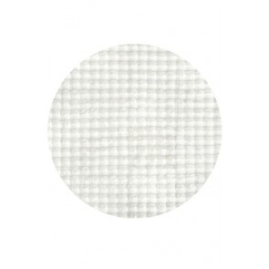 Bubble White Round Washable Rug by Rug Culture