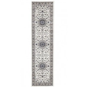 Sydney 9 White Beige Runner By Rug Culture