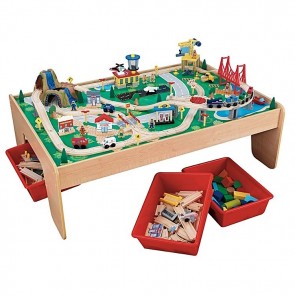 Waterfall Mountain Train Set And Table by Kidkraft
