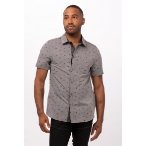 Omaha Grey Shirt by Chef Works