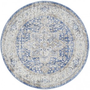 Mayfair Hugo Ocean Round by Rug Culture