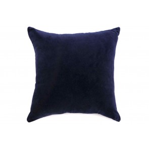 Navy Blue Velvet Sea Shell Cushion by Alexander Santorini