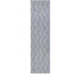 Terrace 5501 Blue Runner by Rug Culture