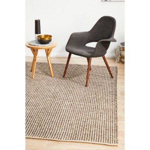 Skandi 300 Brown Rug by Rug Culture