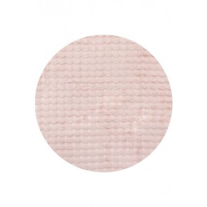 Bubble Blush Round Washable Rug by Rug Culture