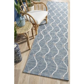 Terrace 5501 Blue Runner by Rug Culture