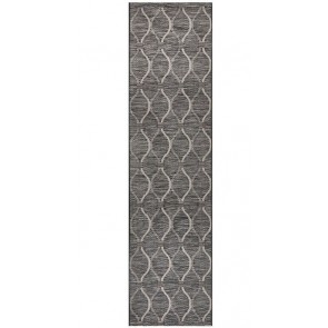 Terrace 5501 Black Runner by Rug Culture