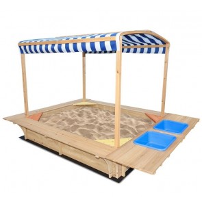 Lifespan Kids Playfort Sandpit with Blue Canopy
