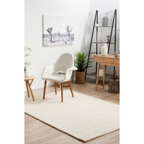 Skandi 300 White Rug by Rug Culture