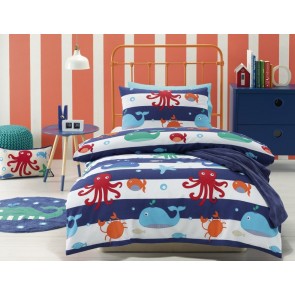 Jiggle & Giggle Sea Creatures Single Quilt Cover Set 
